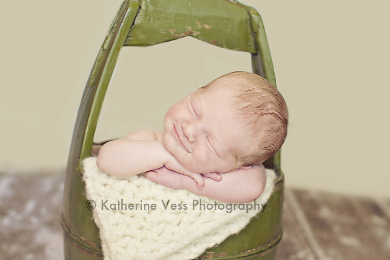 sweet newborn smile