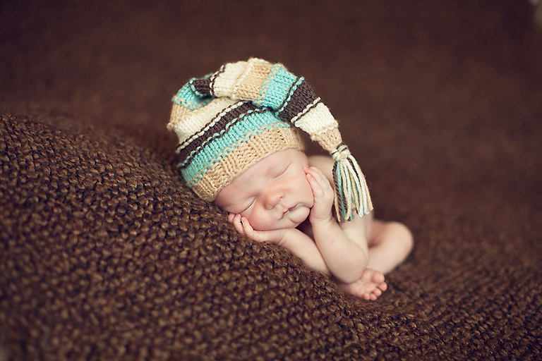 cute newborn boy 