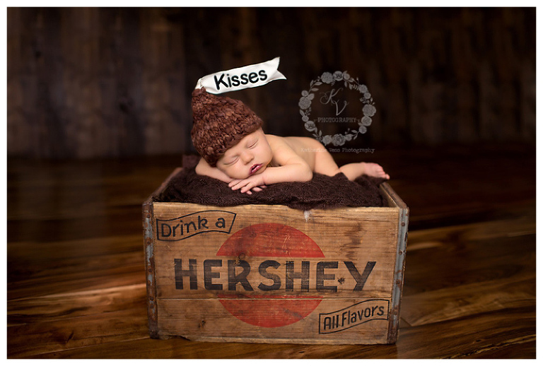 newborn hershey kiss