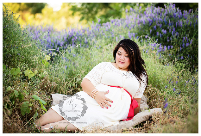 maternity in flowers